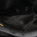 Lambskin Quilted Flap Shoulder Bag Black