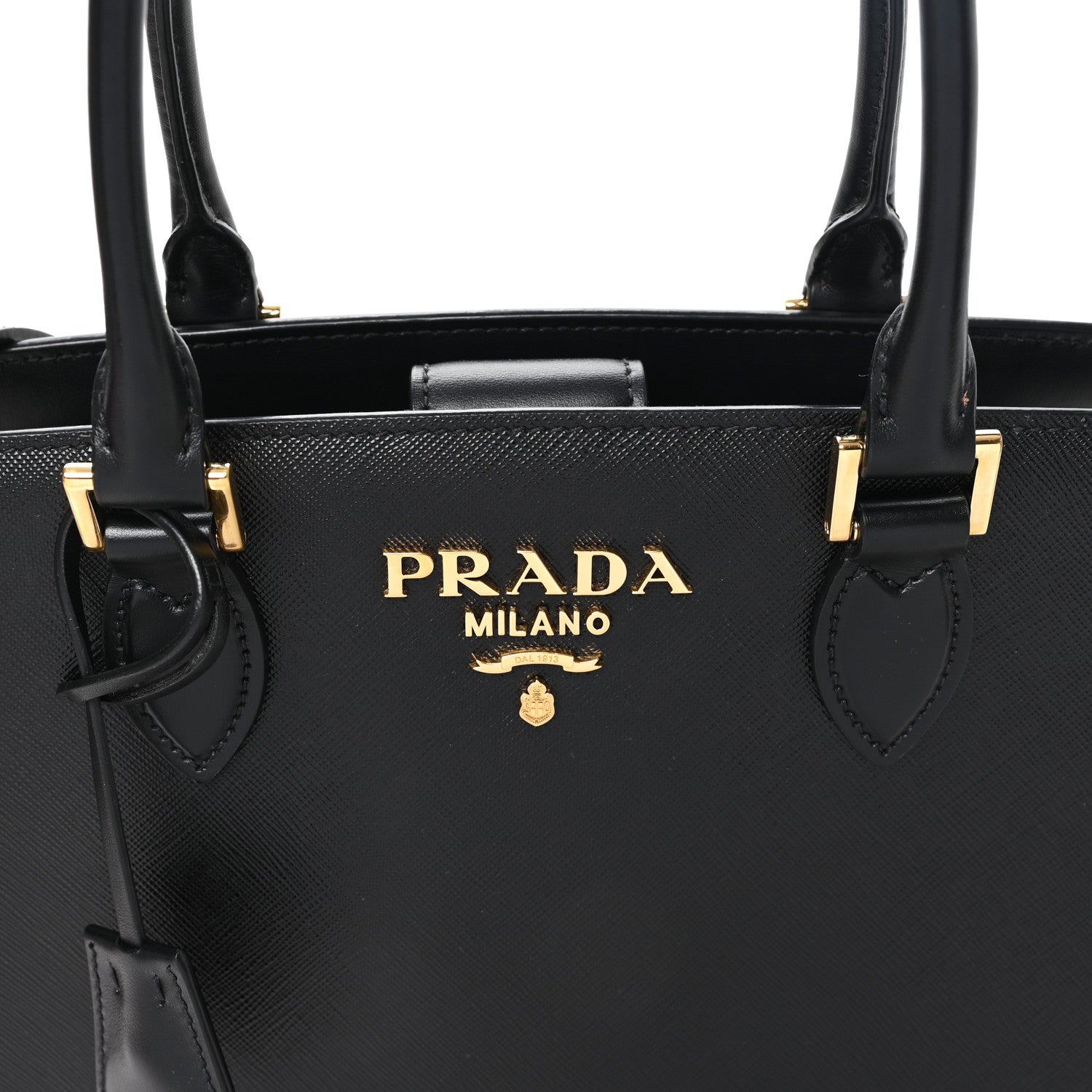 Saffiano Soft Calfskin Large Tote Black