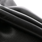 Smooth Butter Calf The Pouch Oversized Clutch Black