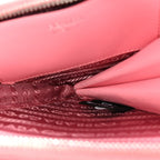 Saffiano Mini Triangle Crossbody Pouch Petalo