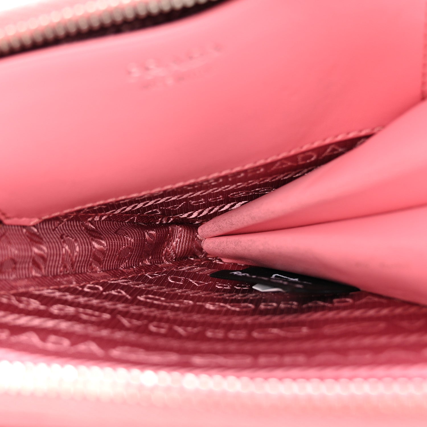 Saffiano Mini Triangle Crossbody Pouch Petalo