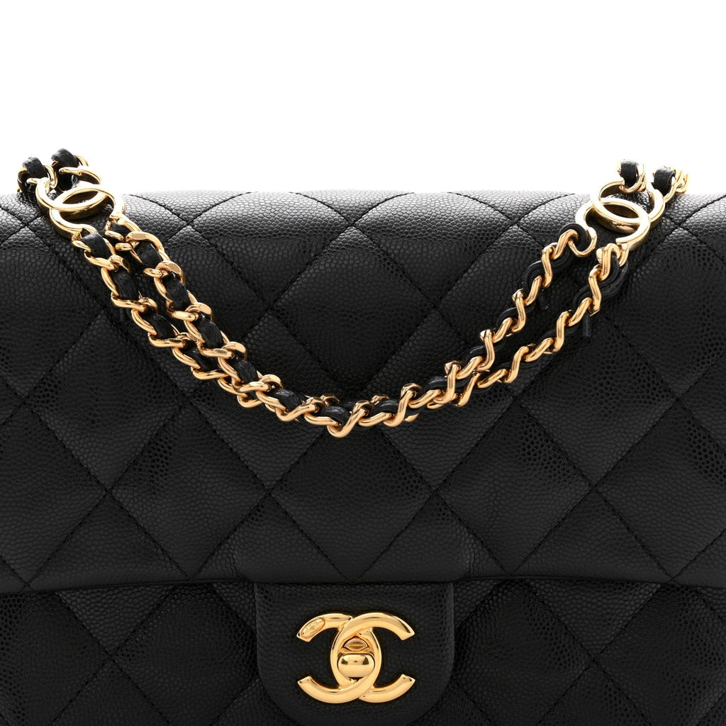 Caviar Quilted Mini CC You Flap Black