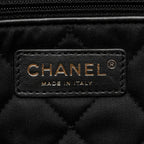 Shiny Calfskin Quilted Small Chanel 22 Black
