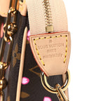 LV X TM Monogram Cherry Blossom Pochette Accessories Sakura Brown