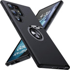 Entronix Case Compatible with Galaxy S24 Ultra - 360° Circular Ring Gripstand