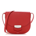 Grained Calfskin Small Trotteur Coquelicot