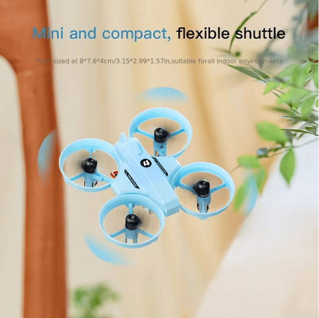 S4 Mini Remote Control Intelligent Obstacle Avoidance - Light Flow Hovering - Multiple Light Variations - Indoor And Outdoor Flight - Beginner Drone for Beginners