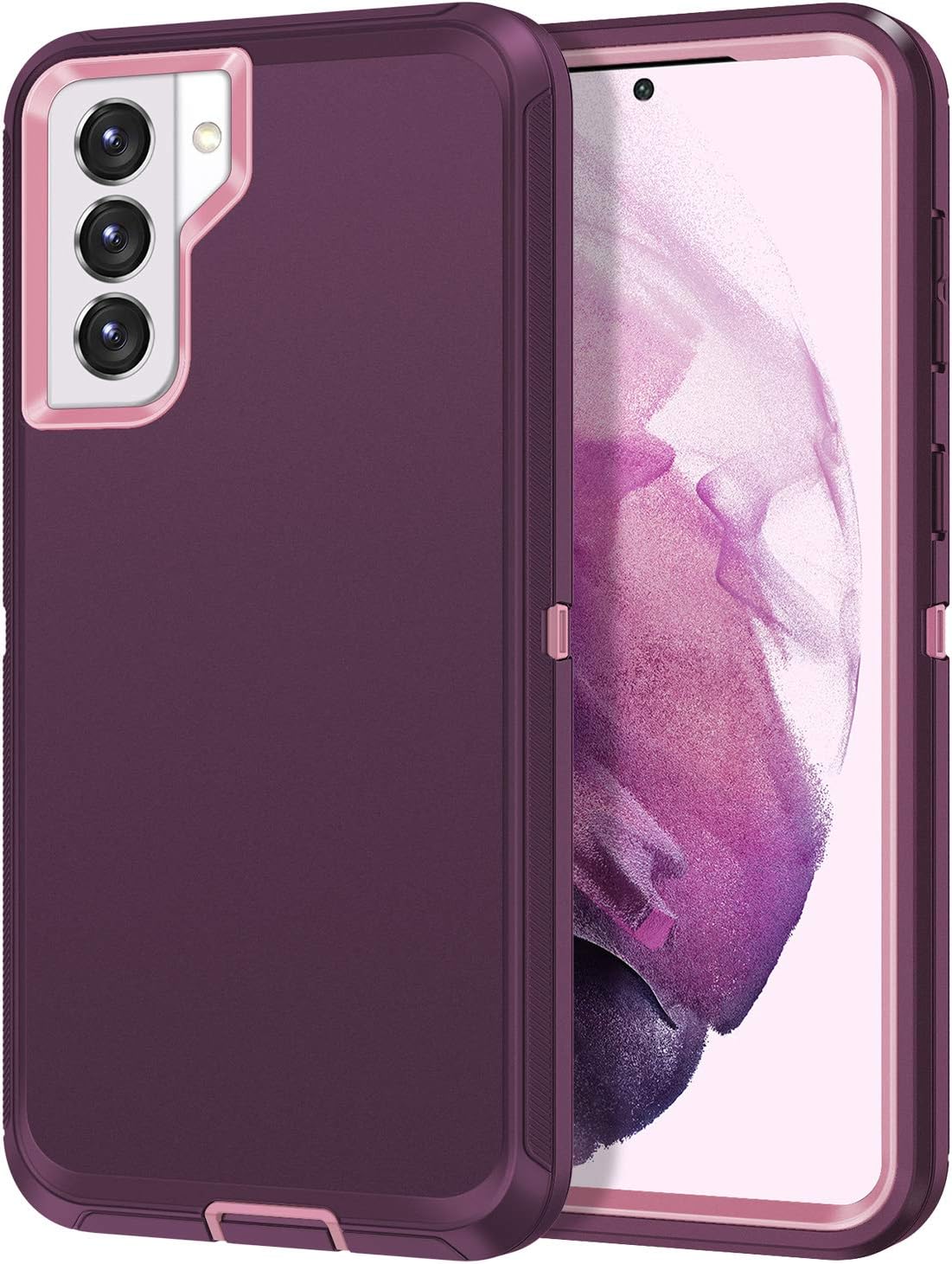 Entronix Case Compatible with Galaxy S21 Plus - Triple-Layer Heavy Duty Protection