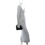Brushed Calfskin Mini Wanda Top Handle Bag Black