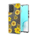 Pressed Dried Flower Design Phone Case For Samsung Galaxy A91/S10 Lite/M80S In Yellow