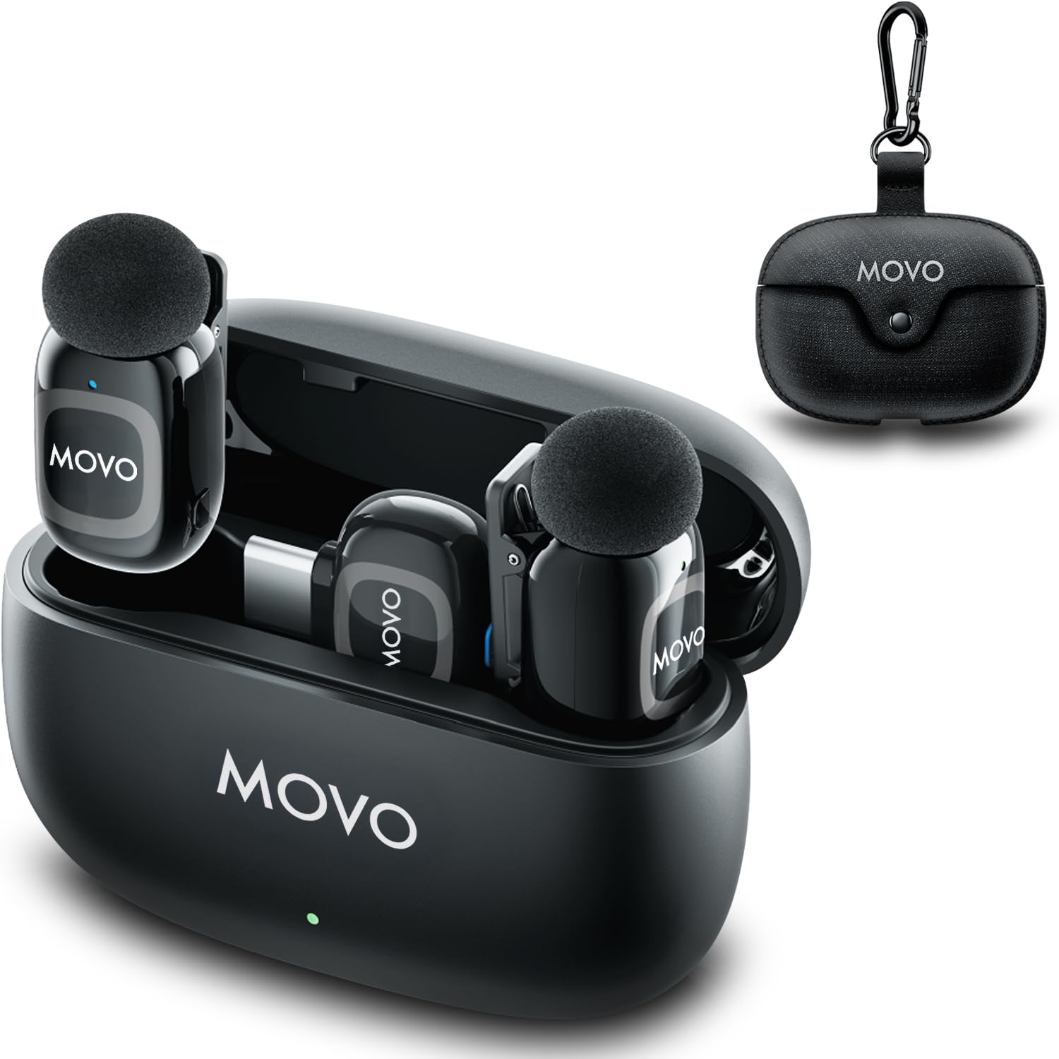 Movo NanoMic-C Wireless Lav Mic System for USB-C