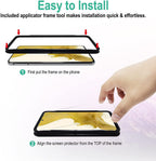 SAHARA - ZeroDamage Tempered Glass Screen Protector (2-Pack) - Samsung Galaxy S22 Plus