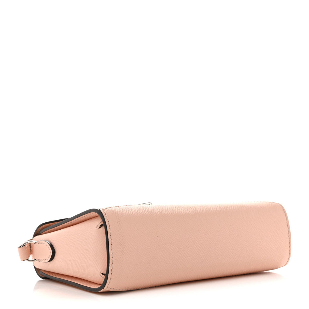 Carat Calfskin Gabrielle Reporter Shoulder Bag Petal