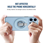 Entronix Magnetic Phone Grip – 360° Rotating Ring Holder Kickstand, Magnetic Grip Accessory Compatible with Magnetic Cases
