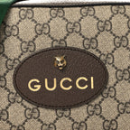 GG Supreme Monogram Web Neo Vintage Shoulder Bag Beige New Acero Crop