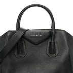 Sugar Goatskin Small Antigona Black
