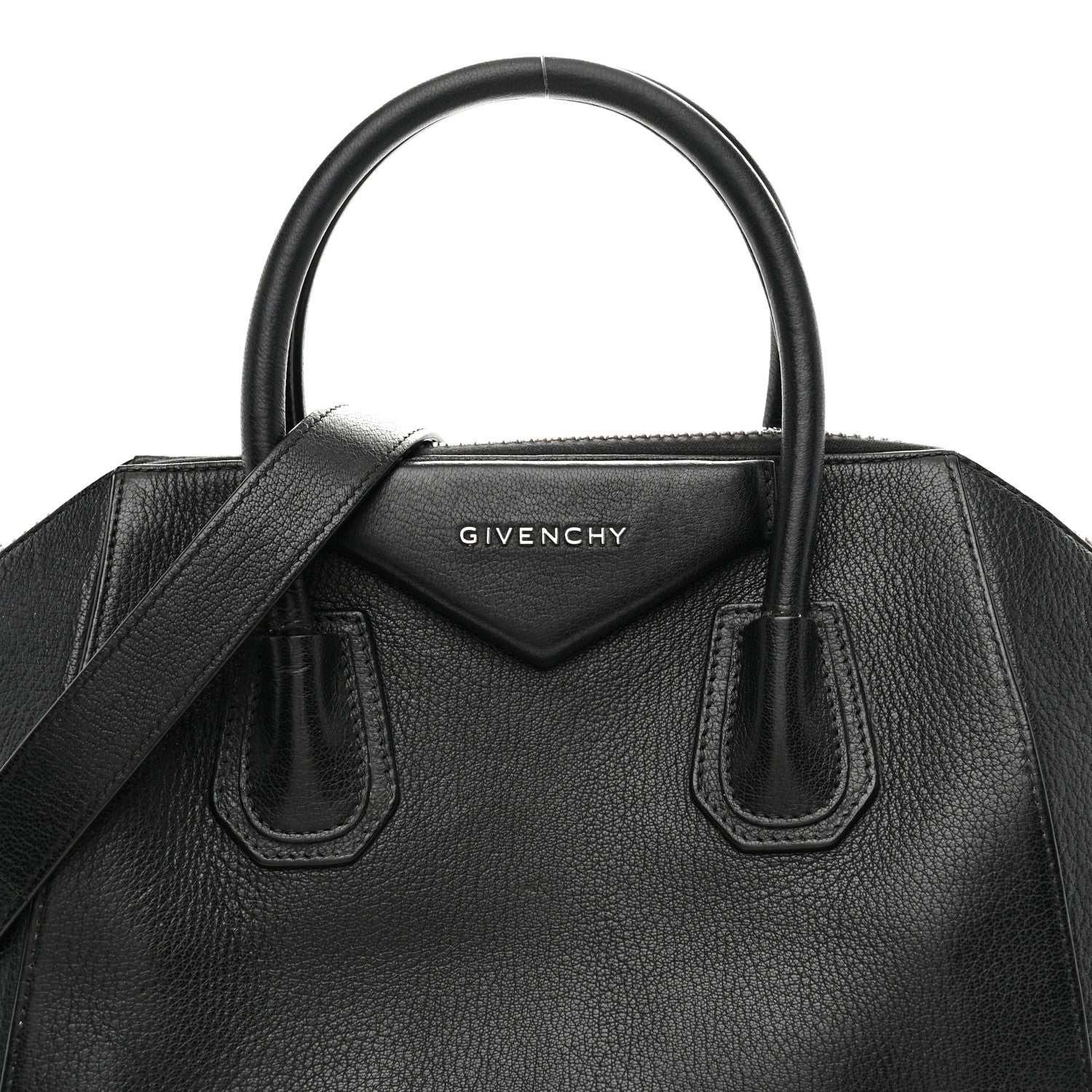 Sugar Goatskin Small Antigona Black