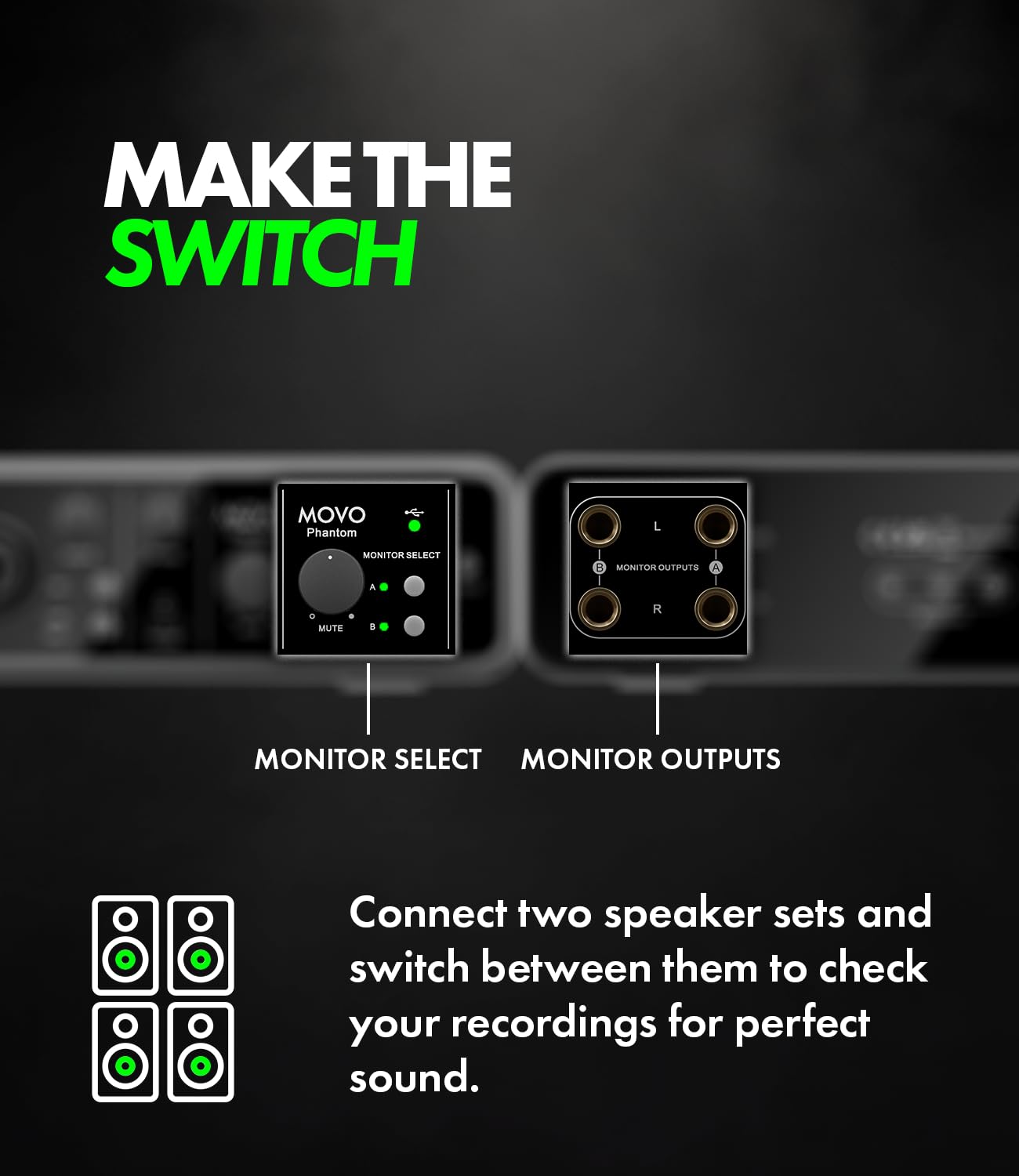 Movo Phantom Dual Channel USB/USB-C Audio Interface