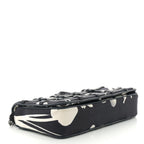 Silk Lambskin Tahiti Timeless Flap Navy White