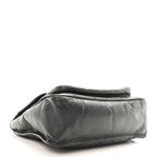 Crinkled Calfskin Matelasse Monogram Medium Niki Chain Satchel Storm