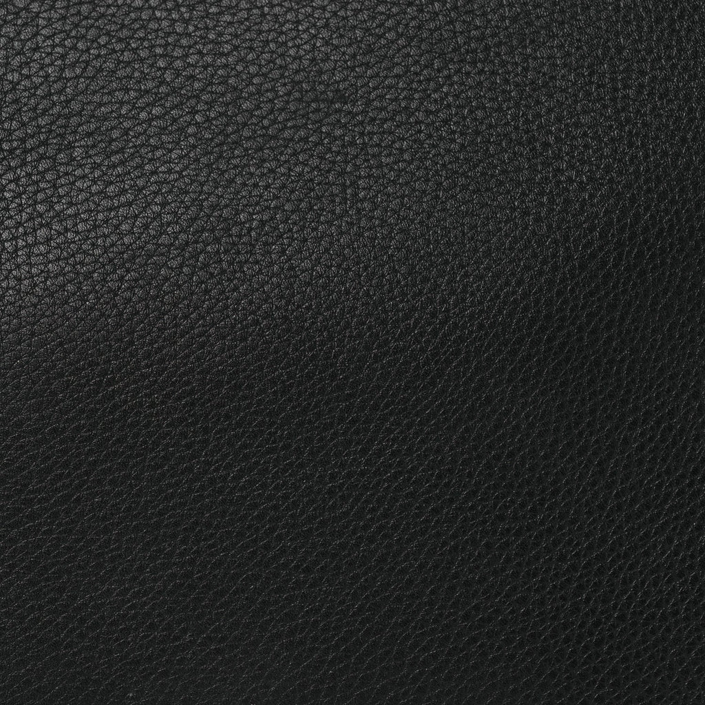 Grained Calfskin Rockstud Saddle Bag Black