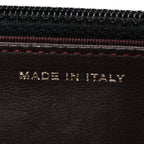 Lambskin Quilted Wallet On Chain WOC Black