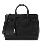 Grained Calfskin Small Supple Sac De Jour Black