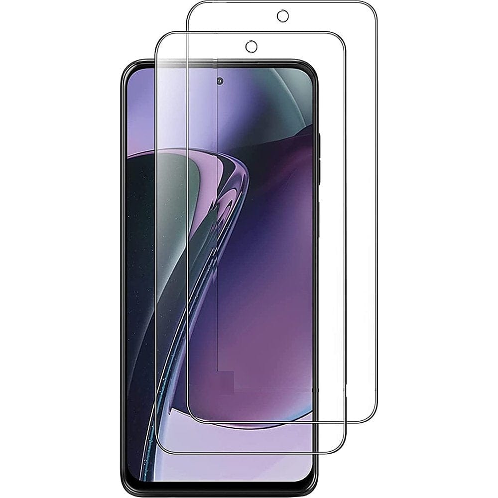SAHARA - ZeroDamage Ultra-Strong+ Tempered Glass Screen Protector (2-Pack) - Motorola G Stylus 5G (2023)
