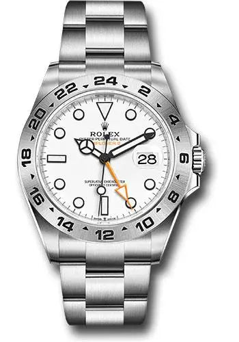 Rolex Oyster Perpetual Explorer II  - Oystersteel - White Dial - Oyster Bracelet -  226570 w