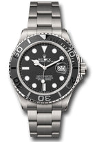 Rolex Rlx Titanium Yacht-Master 42  - Bidirectional Rotatable Bezel - Black Dial - Oyster Bracelet