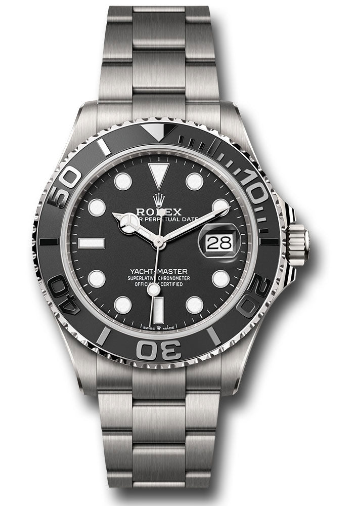 Rolex Rlx Titanium Yacht-Master 42  - Bidirectional Rotatable Bezel - Black Dial - Oyster Bracelet