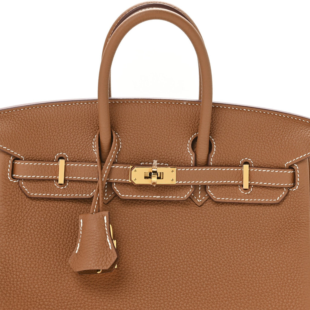 Togo Birkin 25 Gold