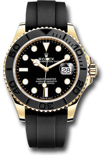 Rolex Yellow Gold Yacht-Master 42  - Black Dial - 226658