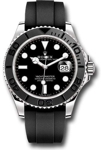 Rolex White Gold Yacht-Master 42  - Black Dial - 226659 bk