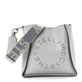 Eco Alter Nappa Perforated Logo Mini Crossbody Light Blue