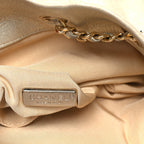 Metallic Lambskin Quilted Small In Seoul Backpack Light Gold