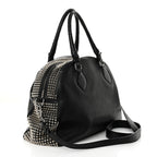 Calfskin Panettone Spiked Large Ranch Black