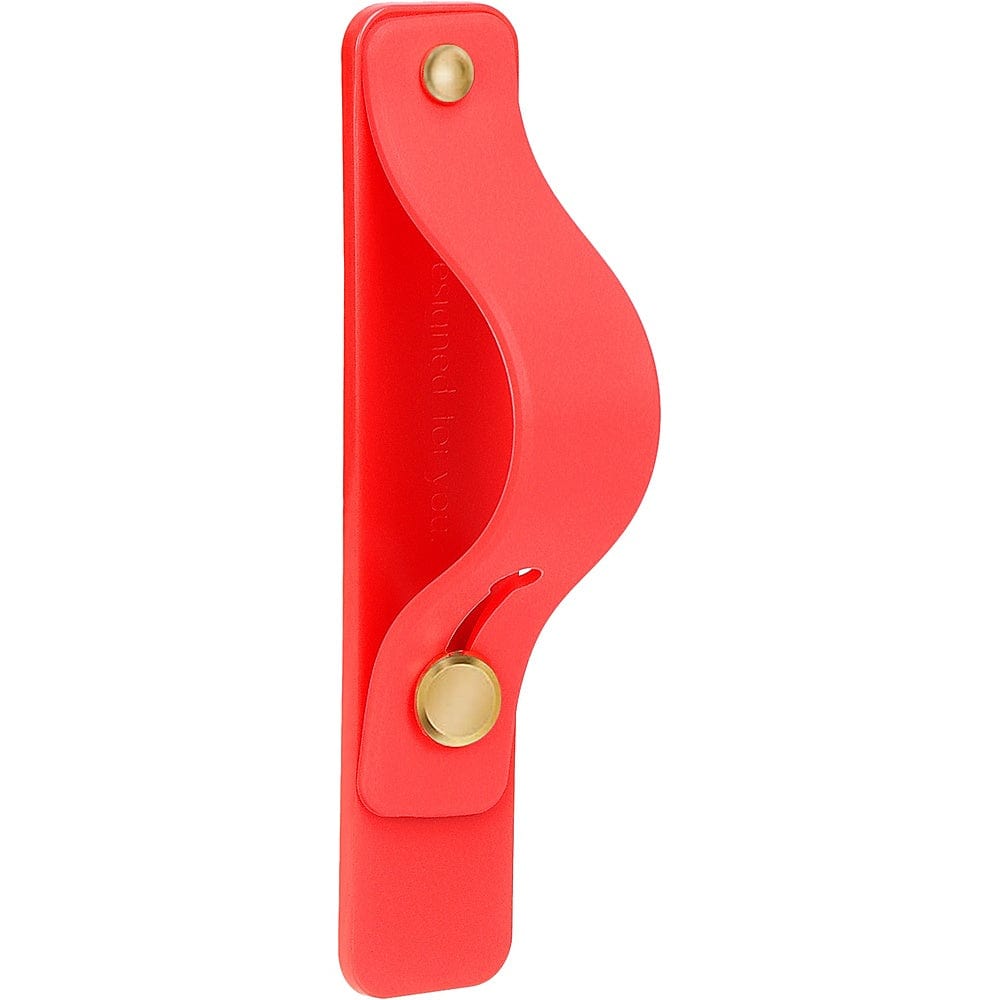 SAHARA - FingerGrip Cell Phone Grip for Most Cell Phones - Red