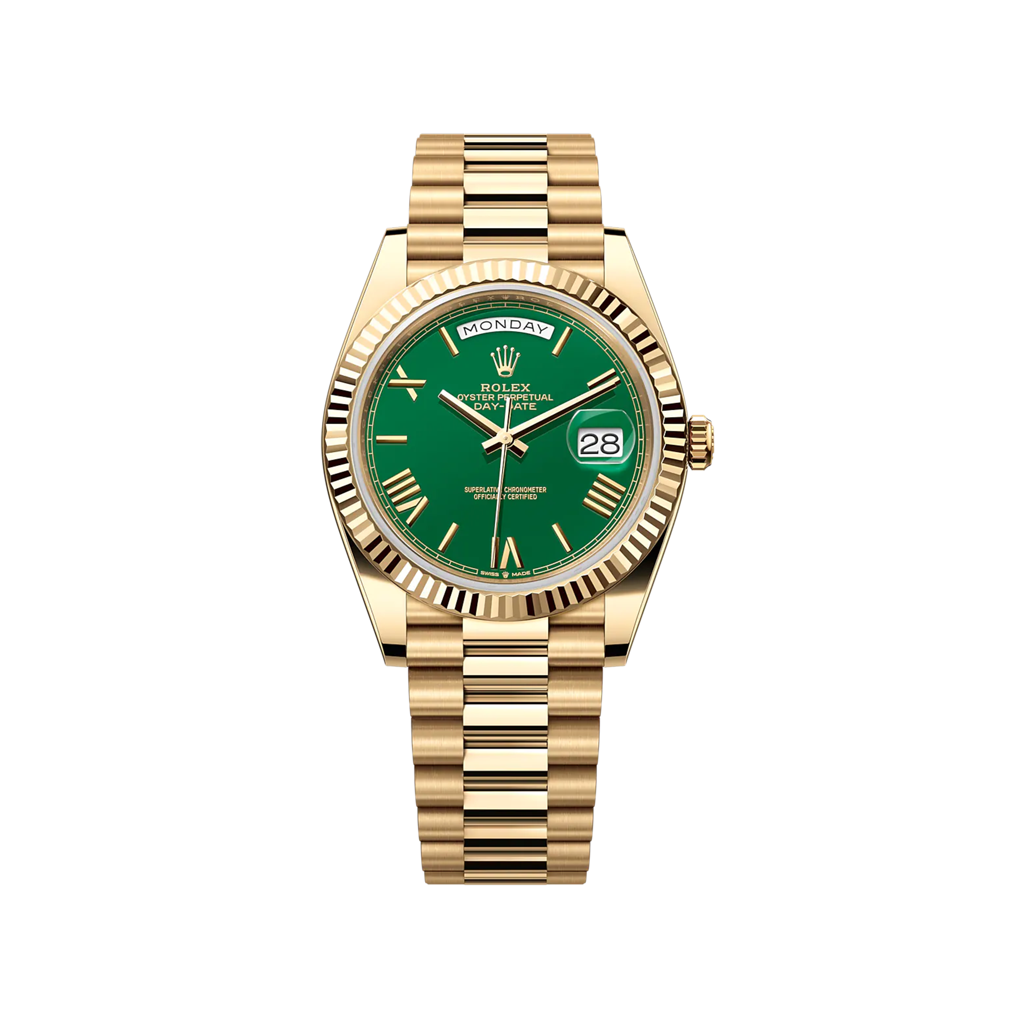 Rolex Day-Date 228238 Green Roman Dial 2025