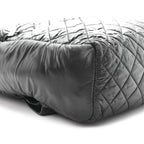 Nylon Quilted Coco Cocoon Backpack Black