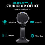 Movo WebMic Desktop USB Microphone with  Stand