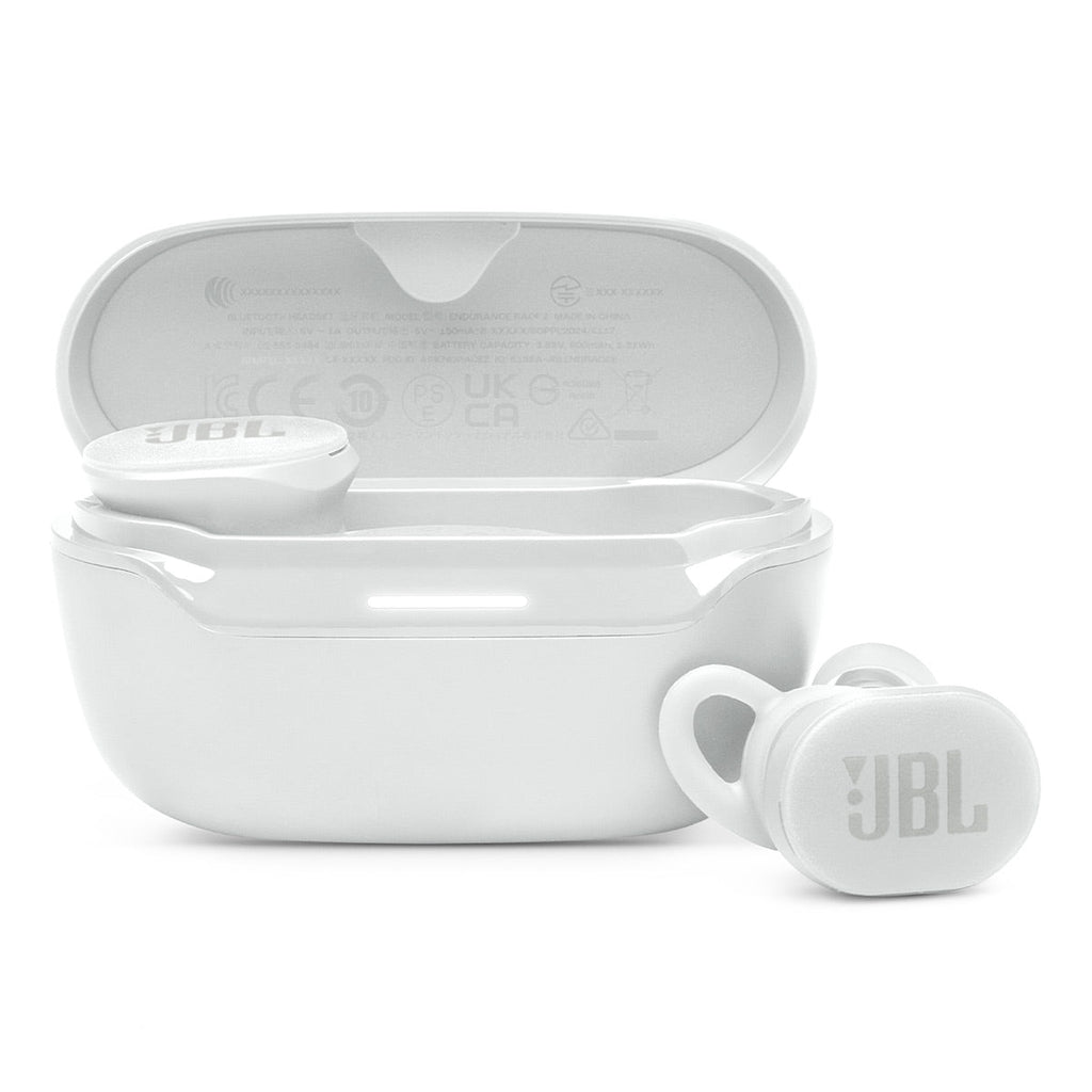 JBL Endurance Race 2 Noise Cancelling True Wirelss Sport Earbuds (White)
