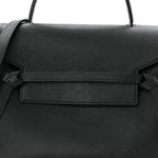 Grained Calfskin Mini Belt Bag Black