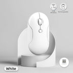 Silent Wirless  Mouse For iPad Samsung Lenovo Android Windows iOS Tablet Macaron Wireless Mouse For Laptop Notebook Computer - Black