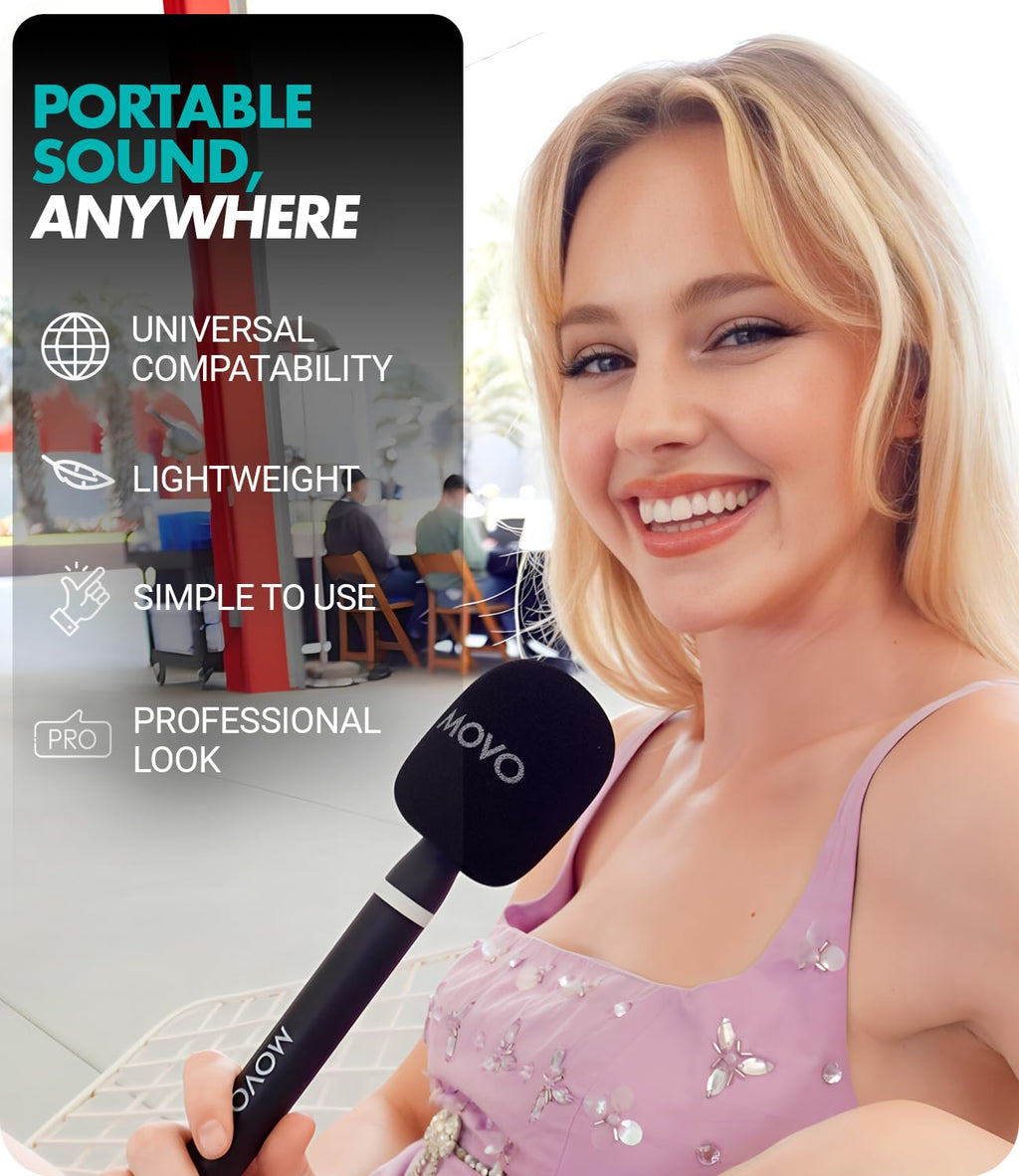 Movo WMX-HM2 Handle for Wireless Microphones