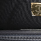 Iridescent Caviar Quilted Mini My Perfect Flap Black