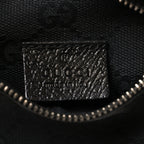 GG Monogram Double Pocket Belt Bag Black
