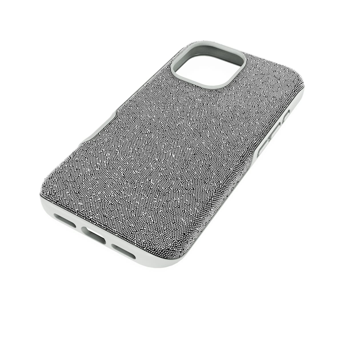High smartphone case, iPhone 17, Silver tone