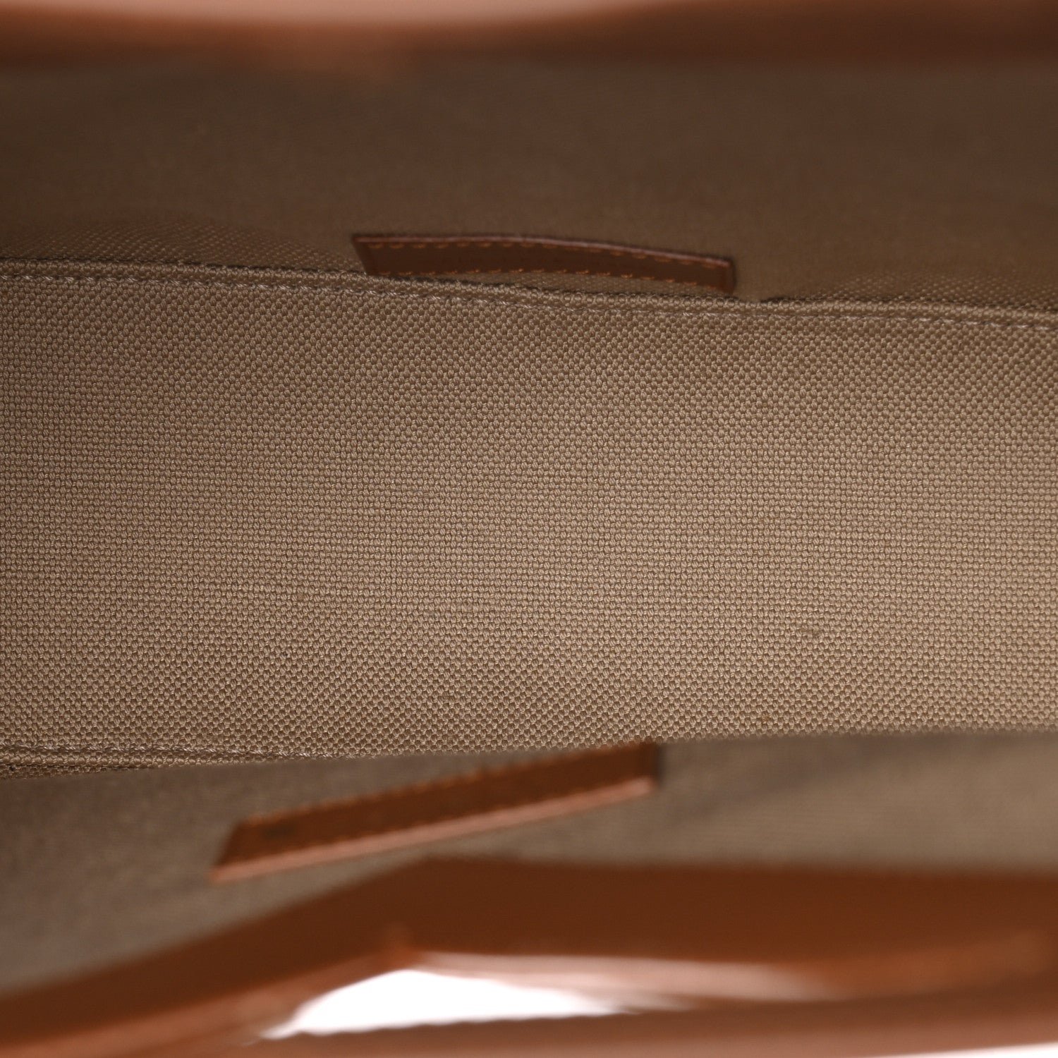 Smooth Calfskin Canvas Y Small Bucket Bag White Camel