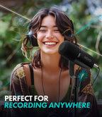 Movo UM6 Dynamic Podcast Microphone